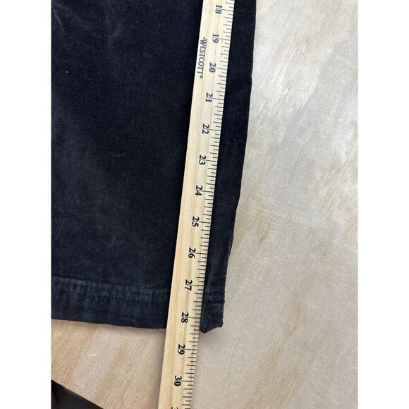 Free People Dark Brown Velvet Pants Sz 2 Women’s High Rise Straight Leg Boho NWT - Picture 6 of 8